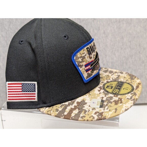 NewEra New Buffalo Bills NFLSalute to Service Hat  Sz 7 1/8 - Picture 3 of 8